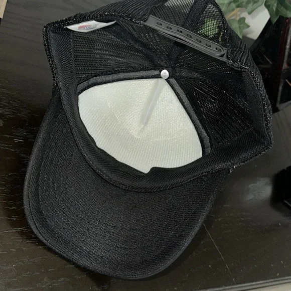 You look like you love me Trucker Hat Country Music Song Theme Pink Black White - Picture 7 of 14